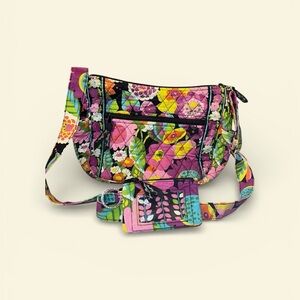 Vera Bradley Multicolor Floral Crossbody Bag & Wallet